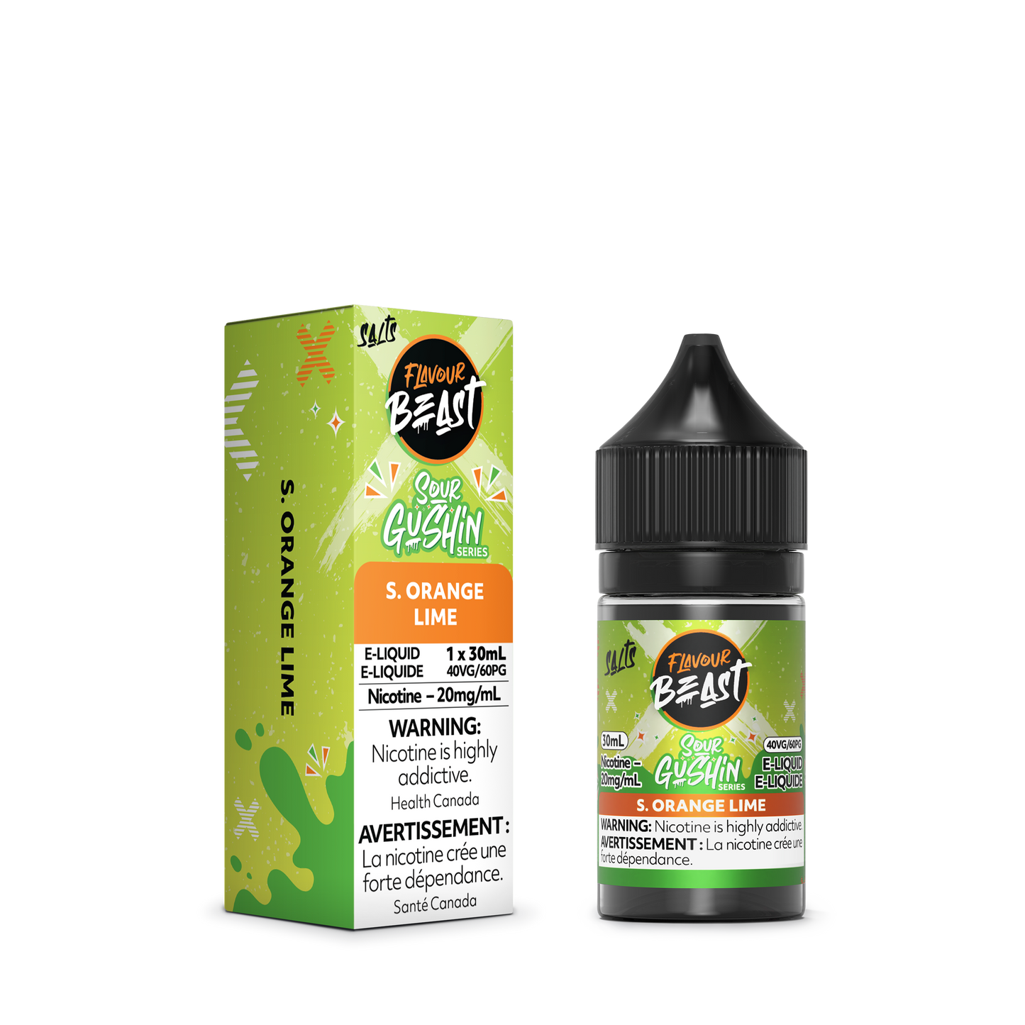 FLAVOUR BEAST SOUR GUSHIN' - S. ORANGE LIME
