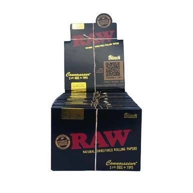 RAW - BLACK CONNOISSEUR 1 1/4