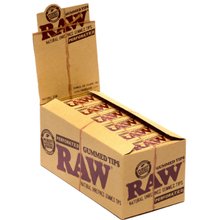 RAW - PERFORATED GUMMED TIPS