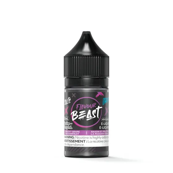 FLAVOUR BEAST SALT - GROOVY GRAPE PASSIONFRUIT ICED