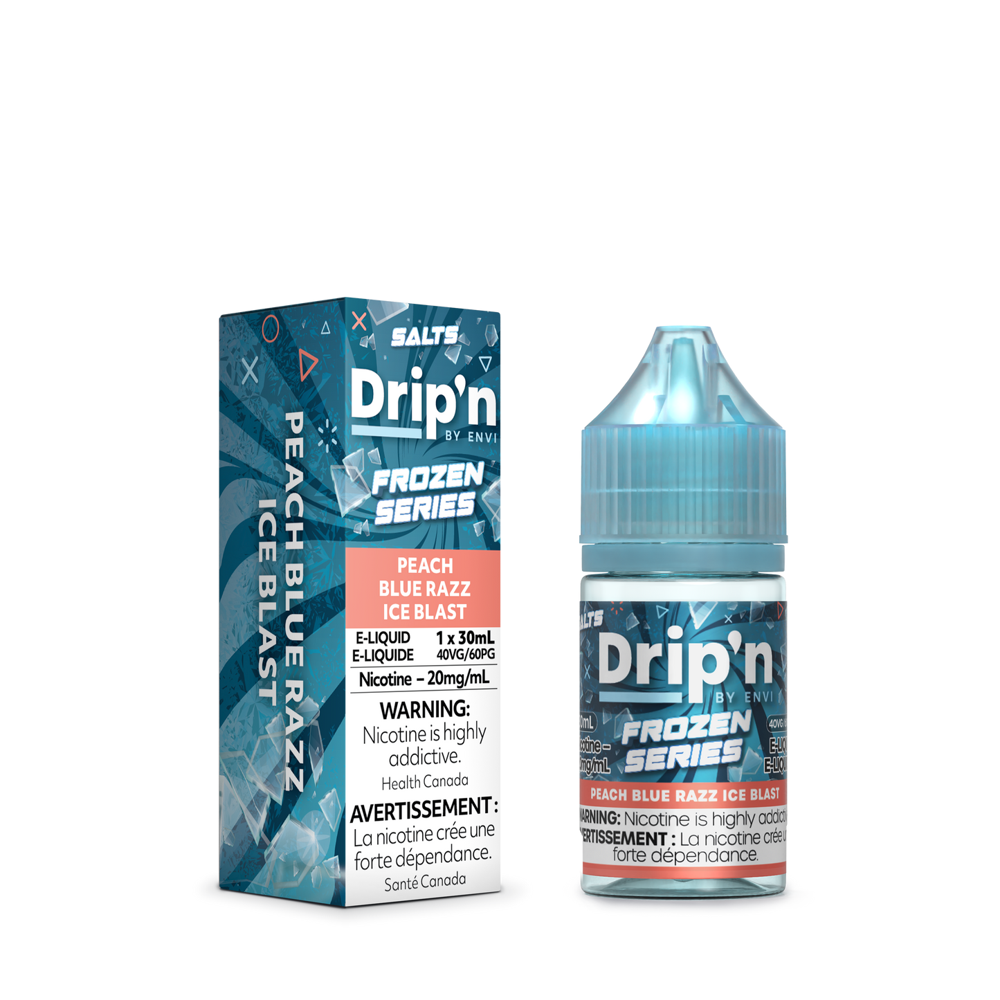 Drip'n Frozen - PEACH BLUE RAZZ ICE BLAST
