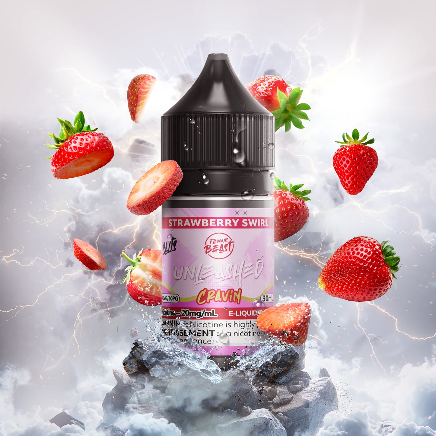 Flavour Beast Unleashed Cravin' - STRAWBERRY SWIRL