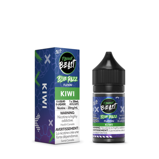 FLAVOUR BEAST FUZION SALT - BLUE RAZZ KIWI