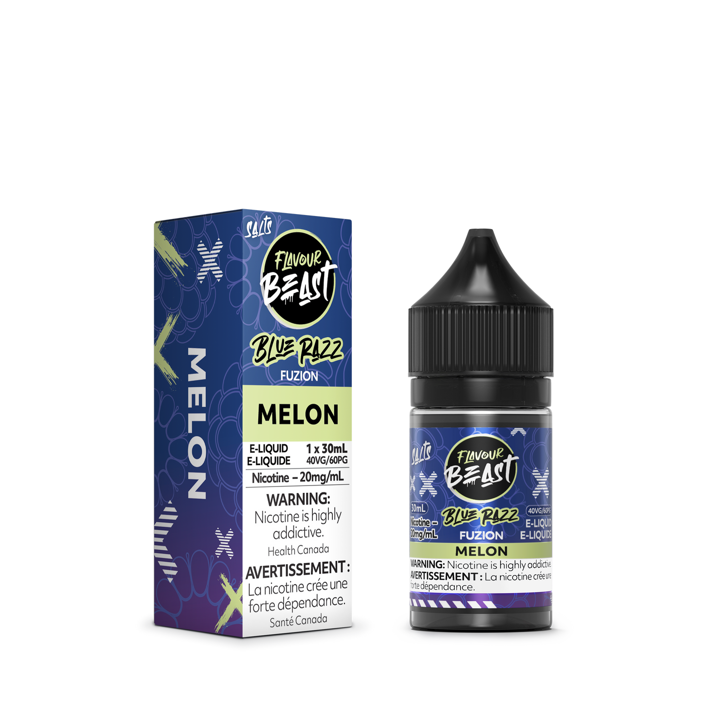 FLAVOUR BEAST FUZION SALT - BLUE RAZZ MELON