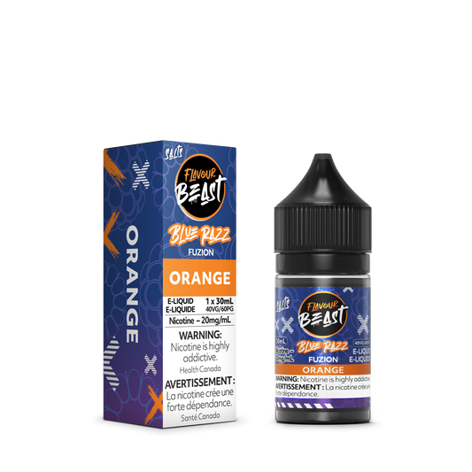 FLAVOUR BEAST FUZION SALT - BLUE RAZZ ORANGE