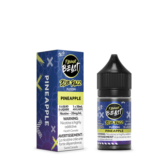 FLAVOUR BEAST FUZION SALT - BLUE RAZZ PINEAPPLE