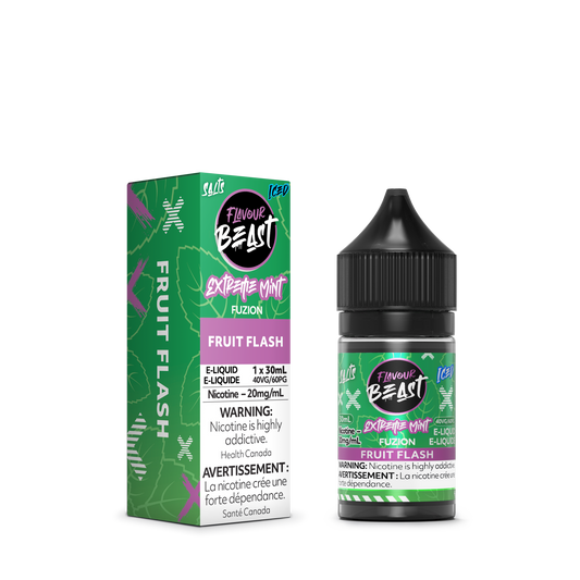 FLAVOUR BEAST FUZION SALT - EXTREME MINT FRUIT FLASH ICED