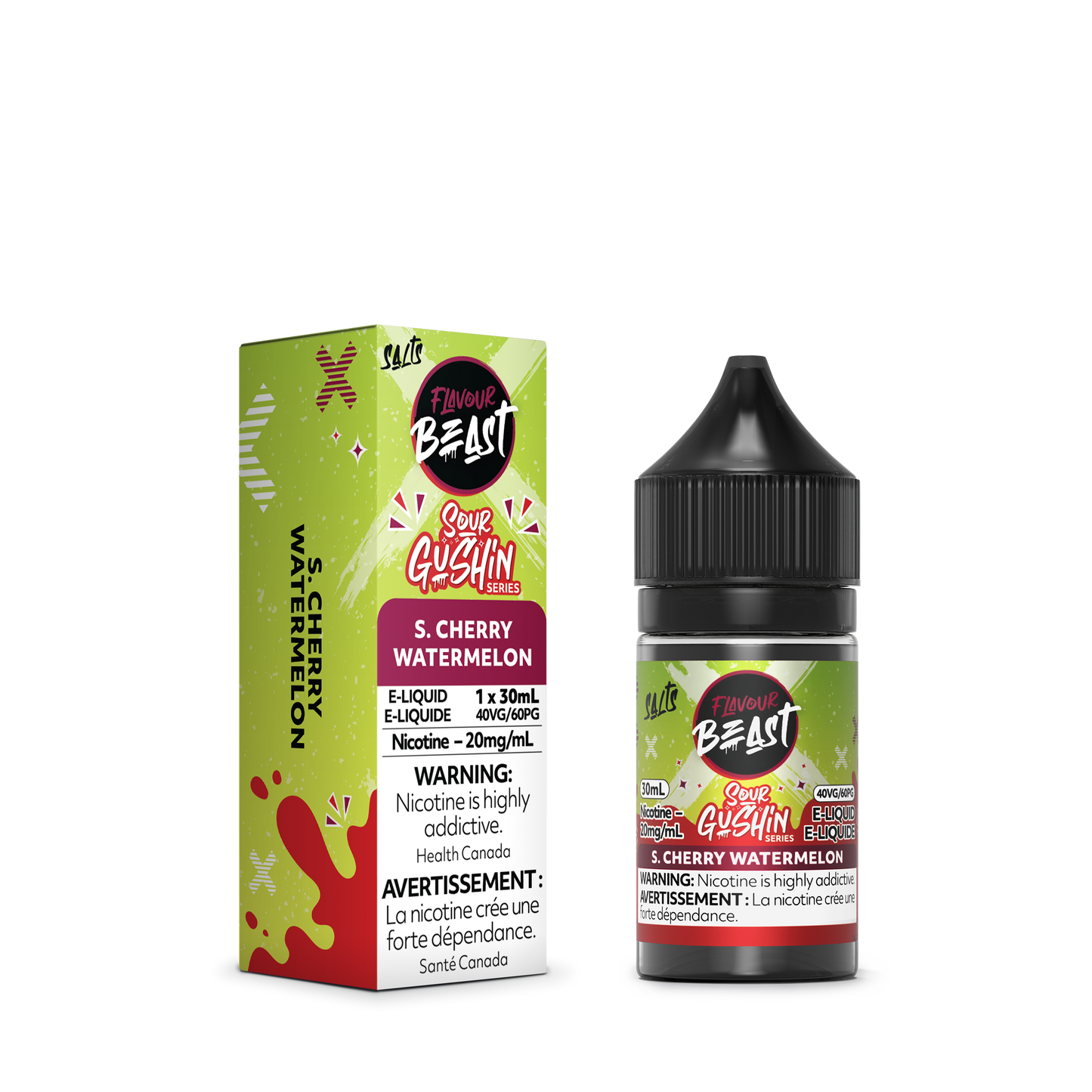 FLAVOUR BEAST SOUR GUSHIN' - S. CHERRY WATERMELON