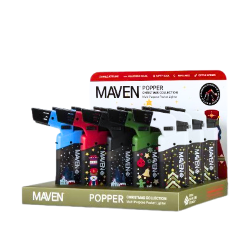 TORCH LIGHTER - MAVEN POPPER CHRISTMAS COLLECTION