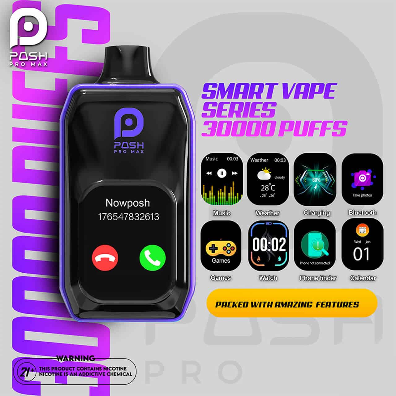 POSH VAPE PRO MAX 30K