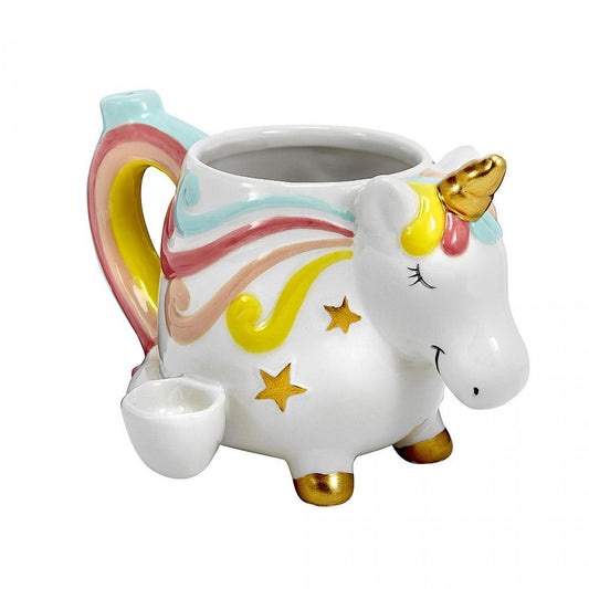 Unicorn Ceramic Mug Pipe