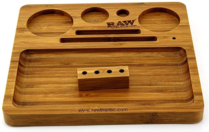 RAW BAMBOO ROLLING TRAY