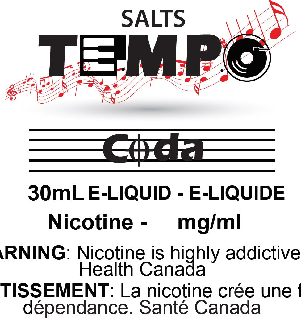 TEMPO E-JUICE - CODA (30mL)