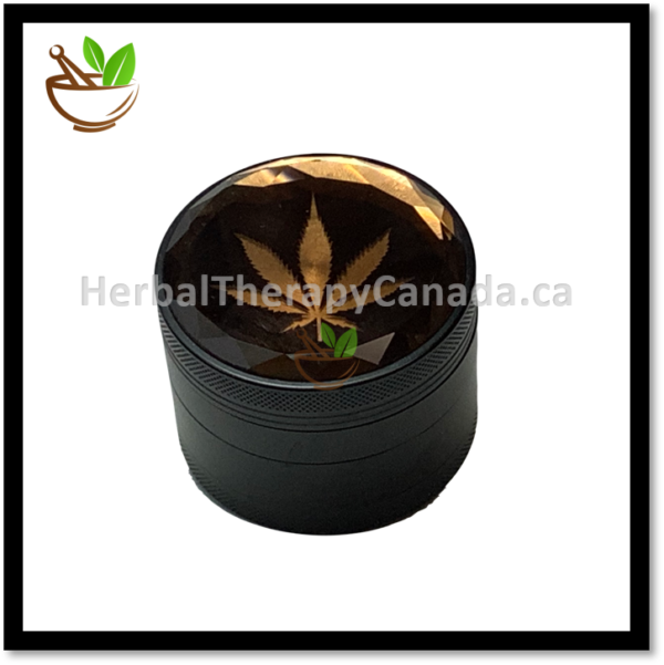 ALUMINUM GRINDER WITH LEAF TOP – 4 PARTS