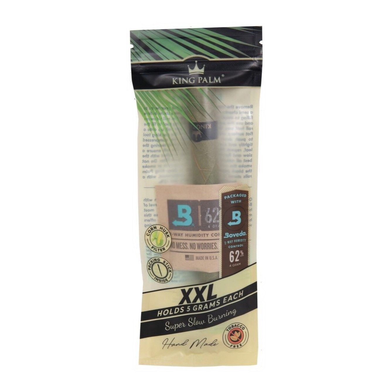 King Palm Organic 1 XXL Roll Pre-Rolled Wraps