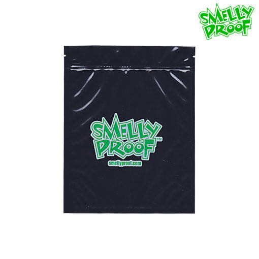 SMELLY PROOF STORAGE BAGS (BLACK) – 100 PACK