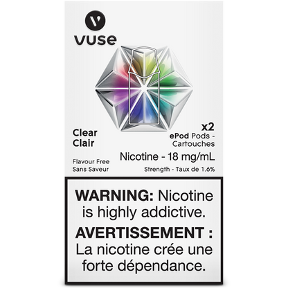 VUSE PODS - CLEAR