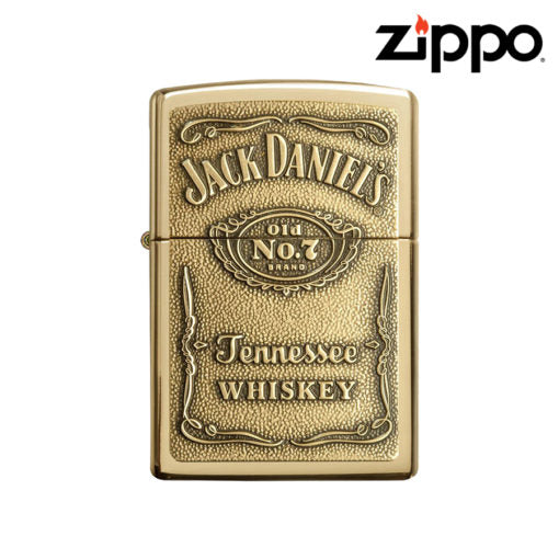 ZIPPO LIGHTER – JACK DANIELS BRASS