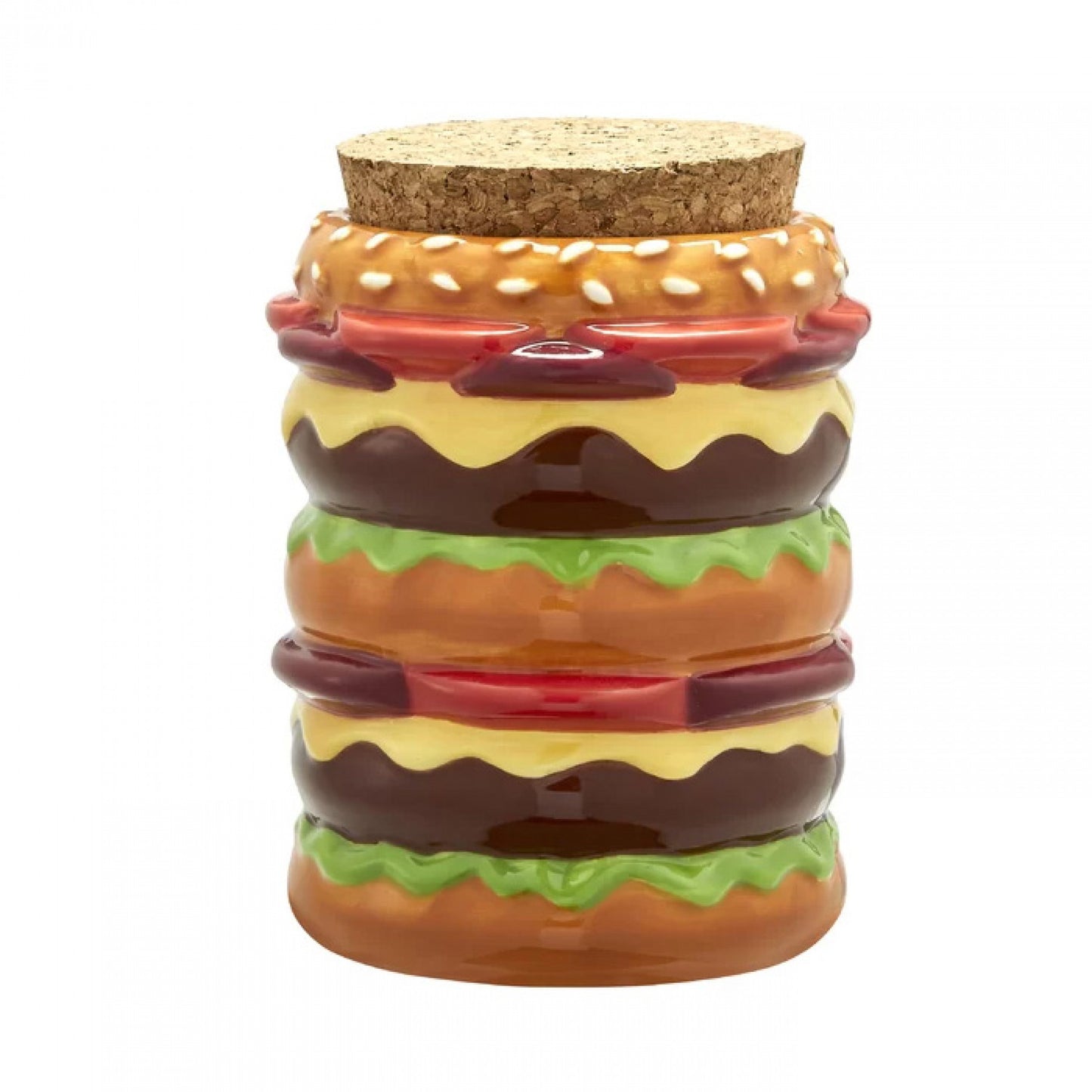 WEST COAST GIFTS Cheeseburger Ceramic Stash Jar