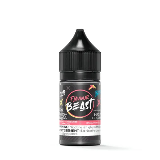 FLAVOUR BEAST SALT - ST8 UP STRAWBERRY BANANA ICED