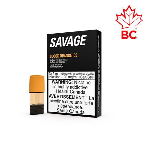 STLTH PODS - SAVAGE BLOOD ORANGE ICE